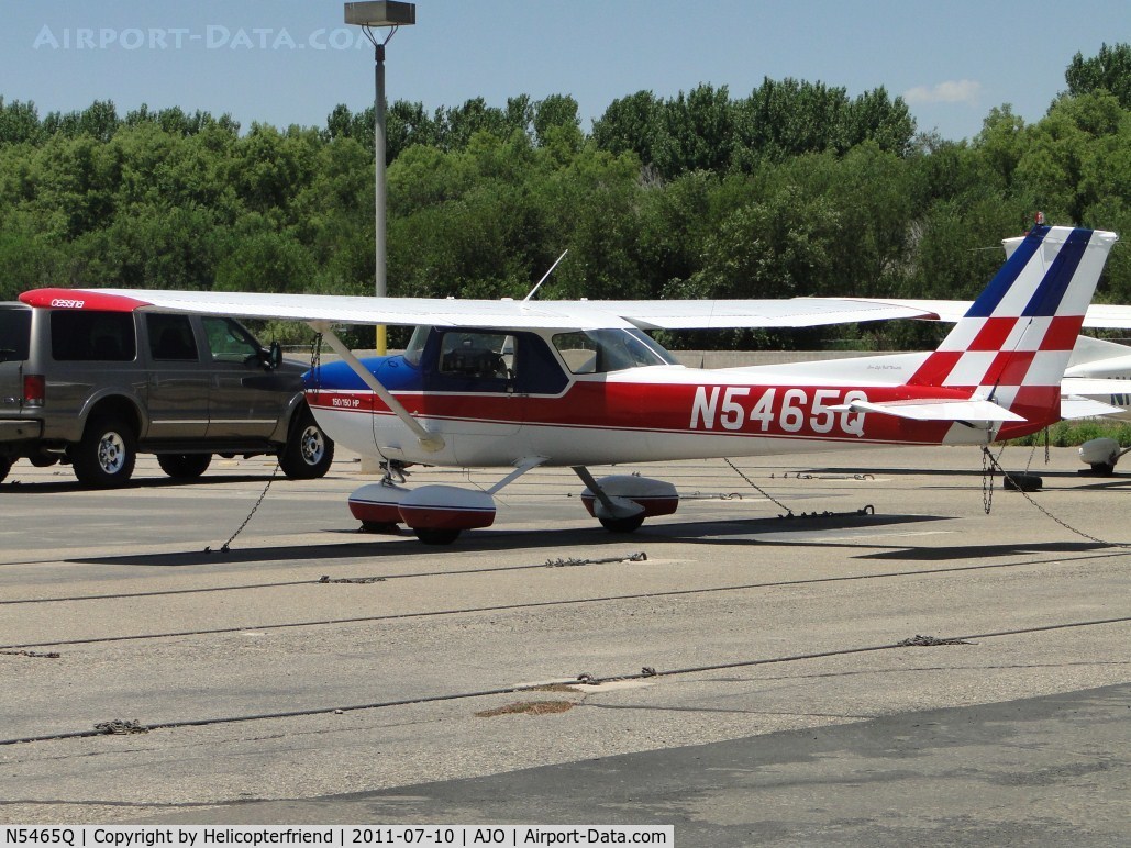 N5465Q, 1972 Cessna 150L C/N 15073365, Parked south of the runway
