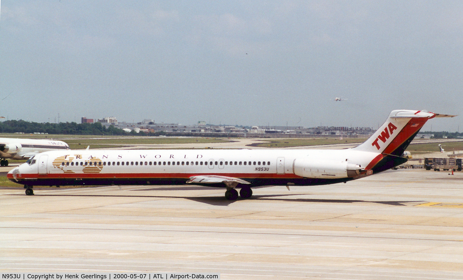 N953U, 1985 McDonnell Douglas MD-82 (DC-9-82) C/N 49267, Trans World - TWA