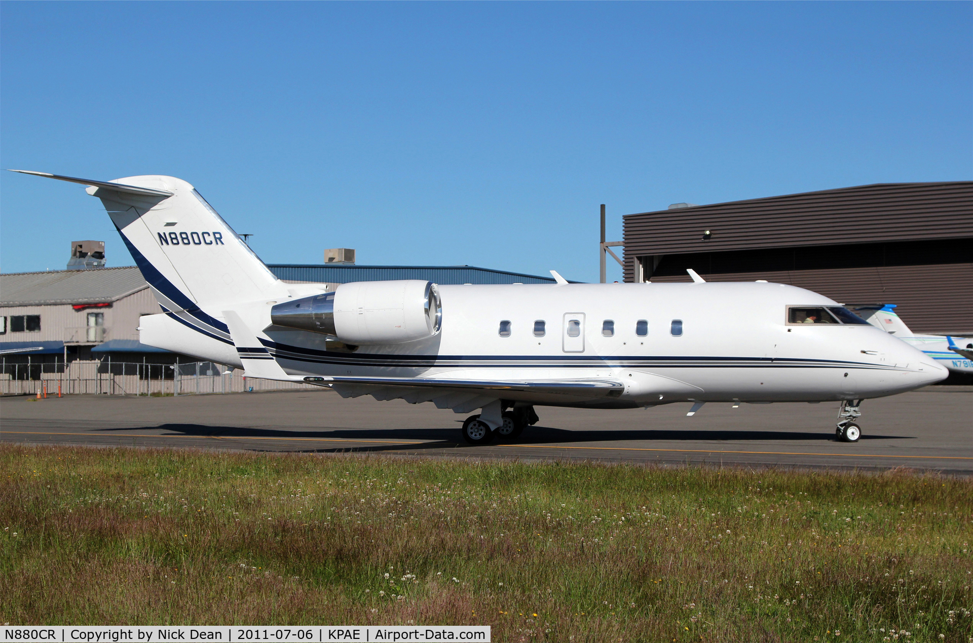 N880CR, 1997 Canadair Challenger 604 (CL-600-2B16) C/N 5356, KPAE/PAE