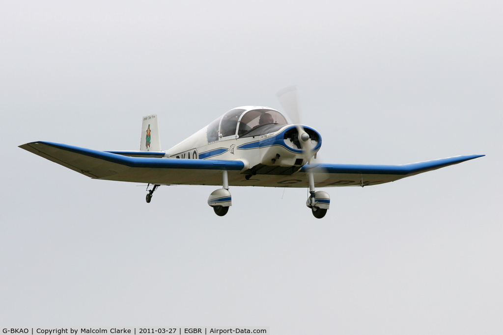 G-BKAO, 1955 Jodel D-112 Club C/N 249, Jodel D112 at Breighton Airfield in March 2011.