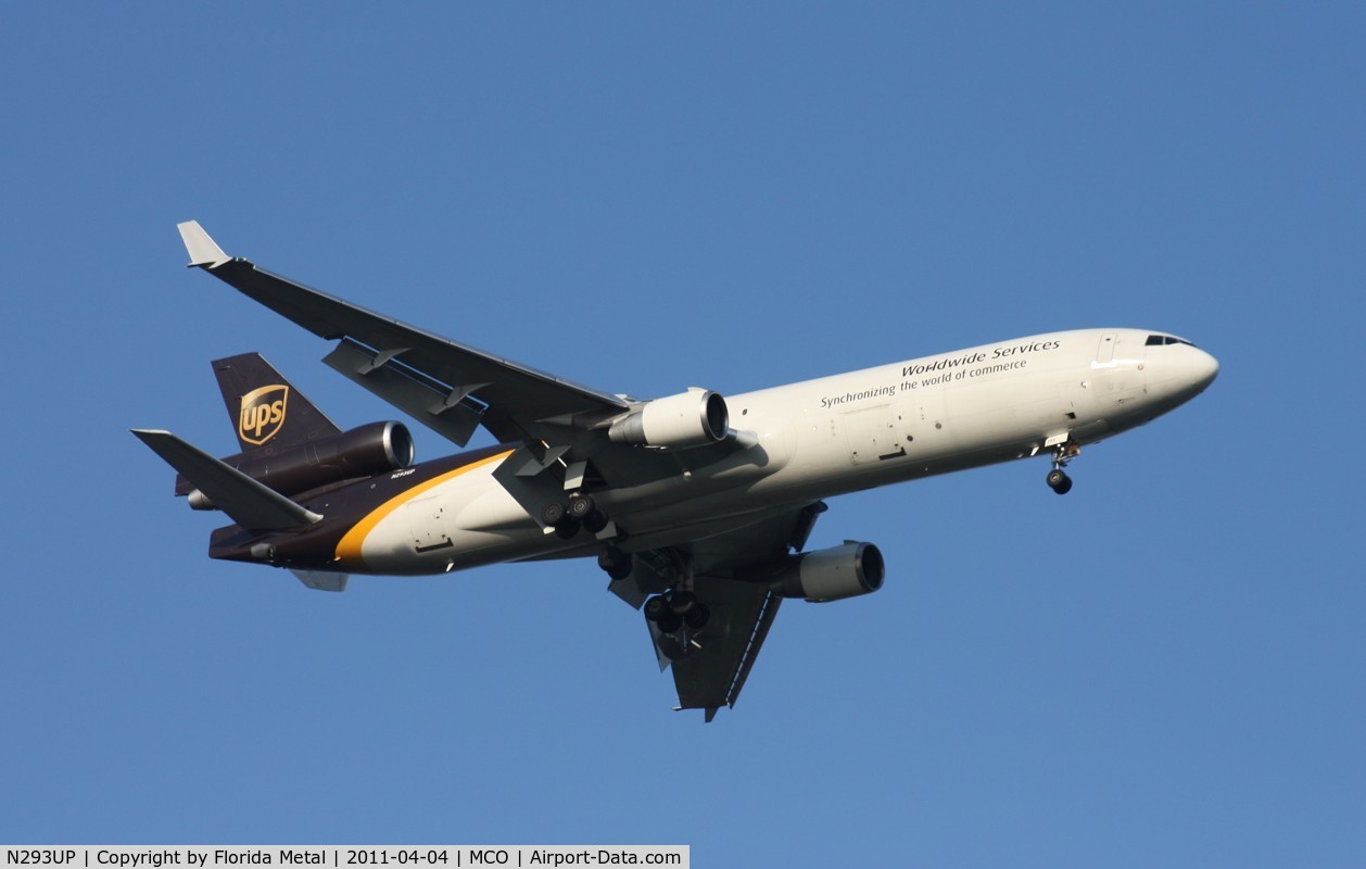 N293UP, 1991 McDonnell Douglas MD-11F C/N 48473, UPS MD-11