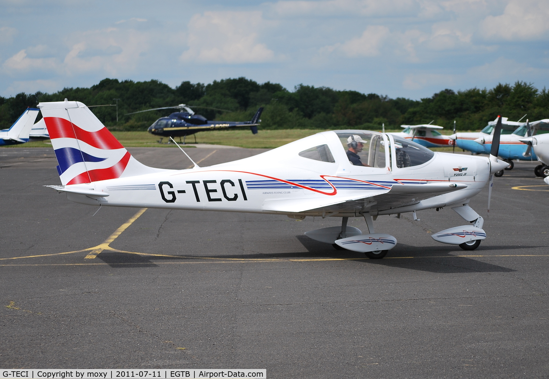 G-TECI, 2010 Tecnam P-2002JF Sierra C/N 127, Tecnam P2002-JF at Wycombe Air Park