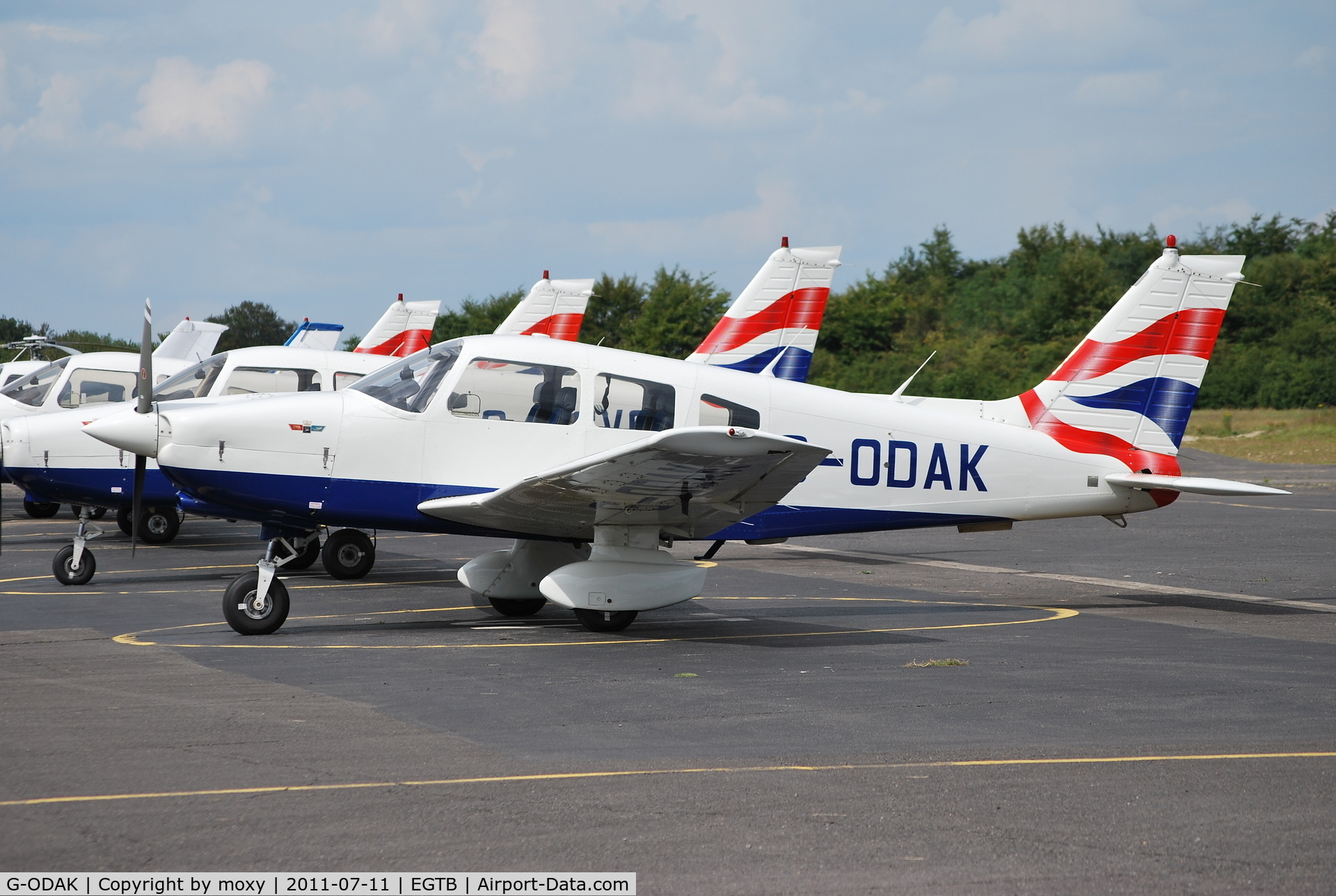 G-ODAK, 1979 Piper PA-28-236 Dakota C/N 28-7911162, Piper Dakota, Ex D-EXMA at Wycombe Air Park