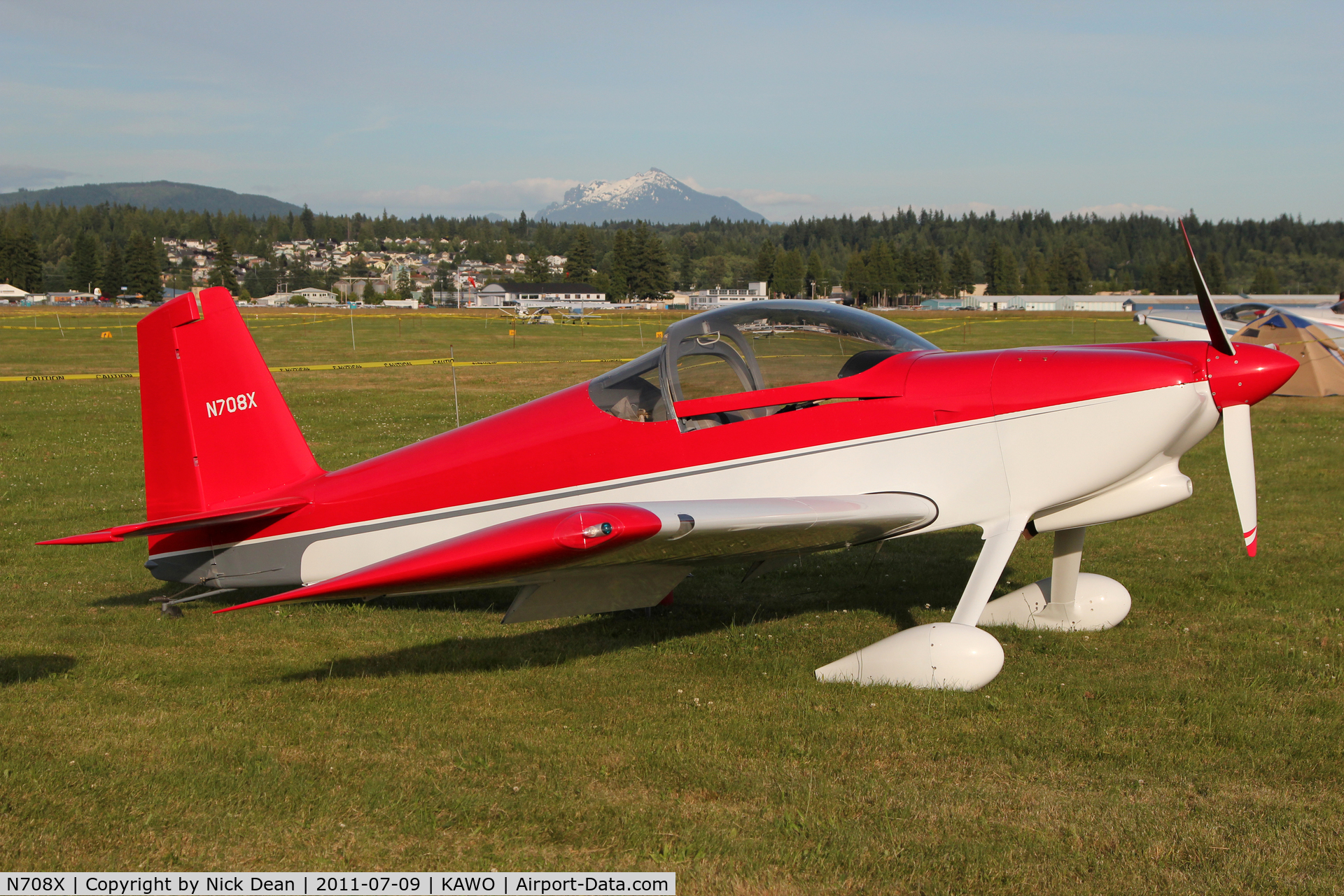 N708X, 2007 Vans RV-7 C/N 70545, KAWO/AWO