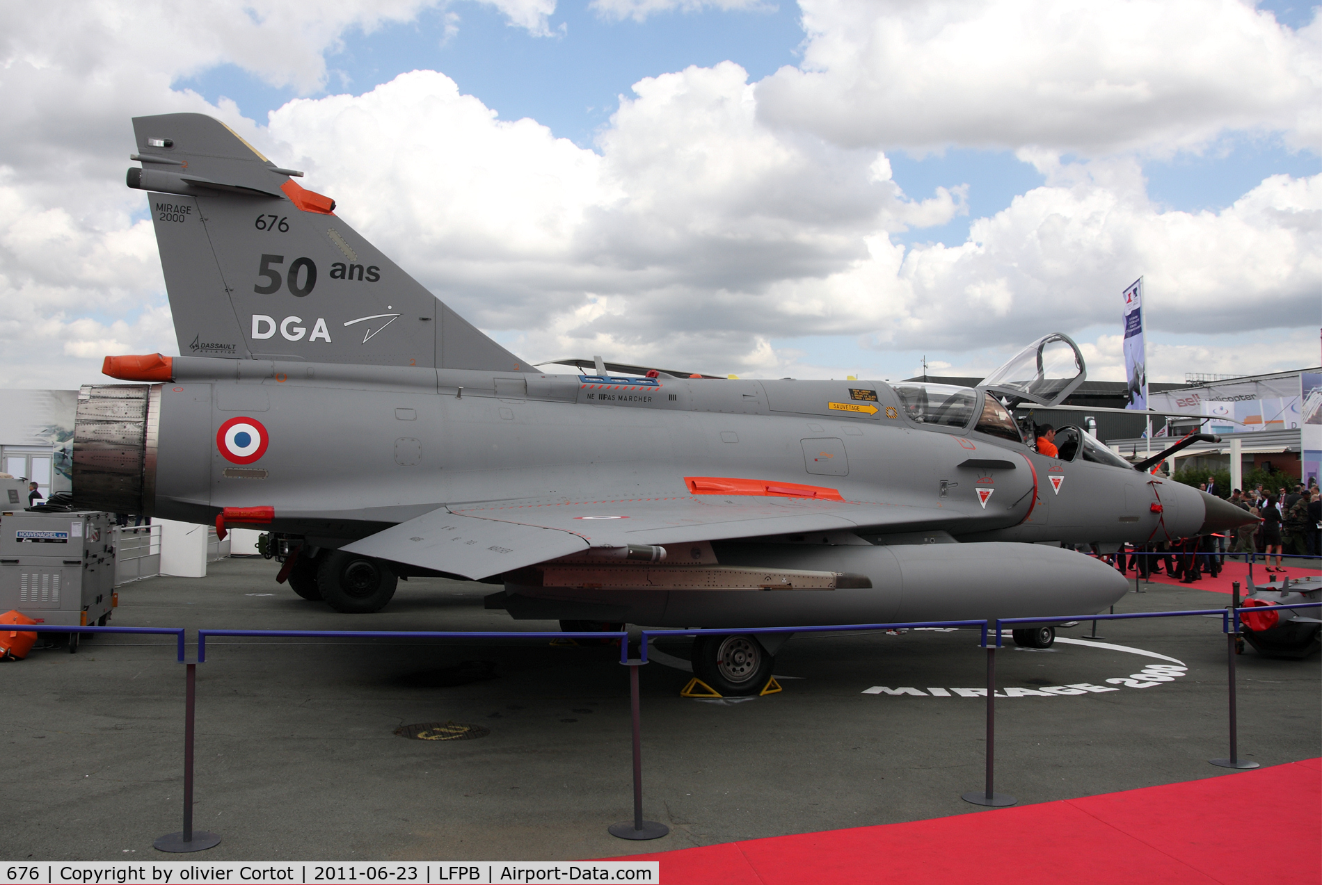 676, Dassault Mirage 2000D C/N 550, Paris air show 2011