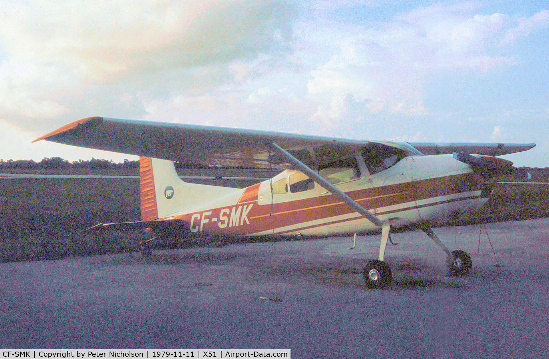 CF-SMK, 1972 Cessna A185E Skywagon 185 C/N 18502077, Cessna A185E as seen at Homestead General in November 1979.