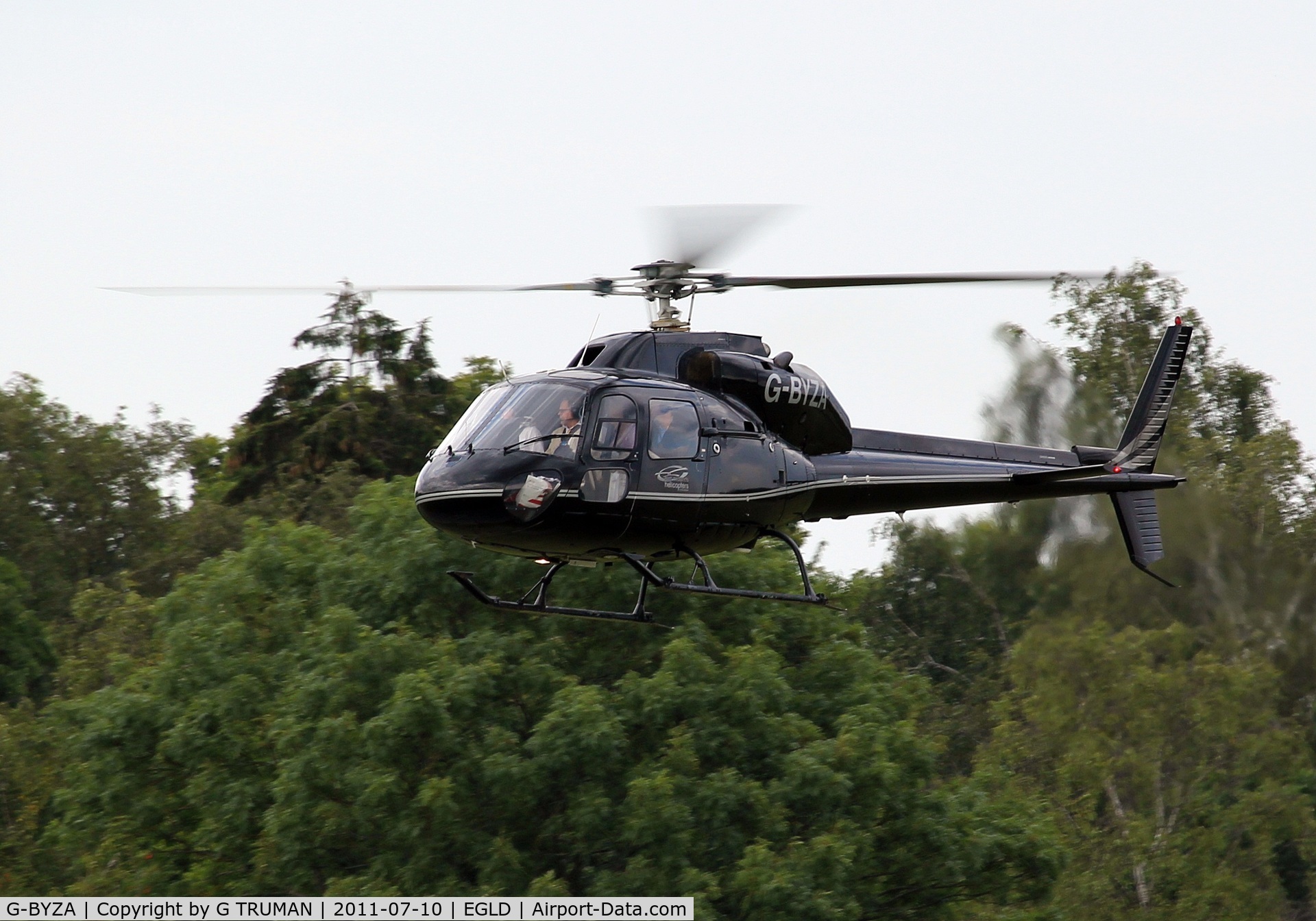 G-BYZA, 1992 Aerospatiale AS-355F-2 Ecureuil 2 C/N 5518, Inbound from Silverstone after the 2011 British GP