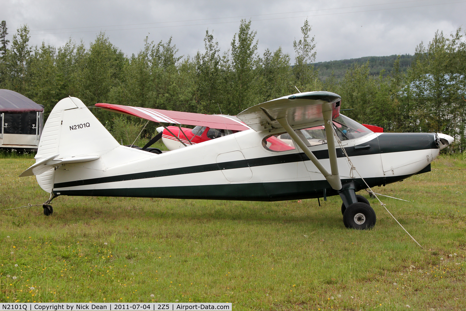 N2101Q, 1946 Stinson 108 Voyager C/N 108-1182, 2Z5 Chena River