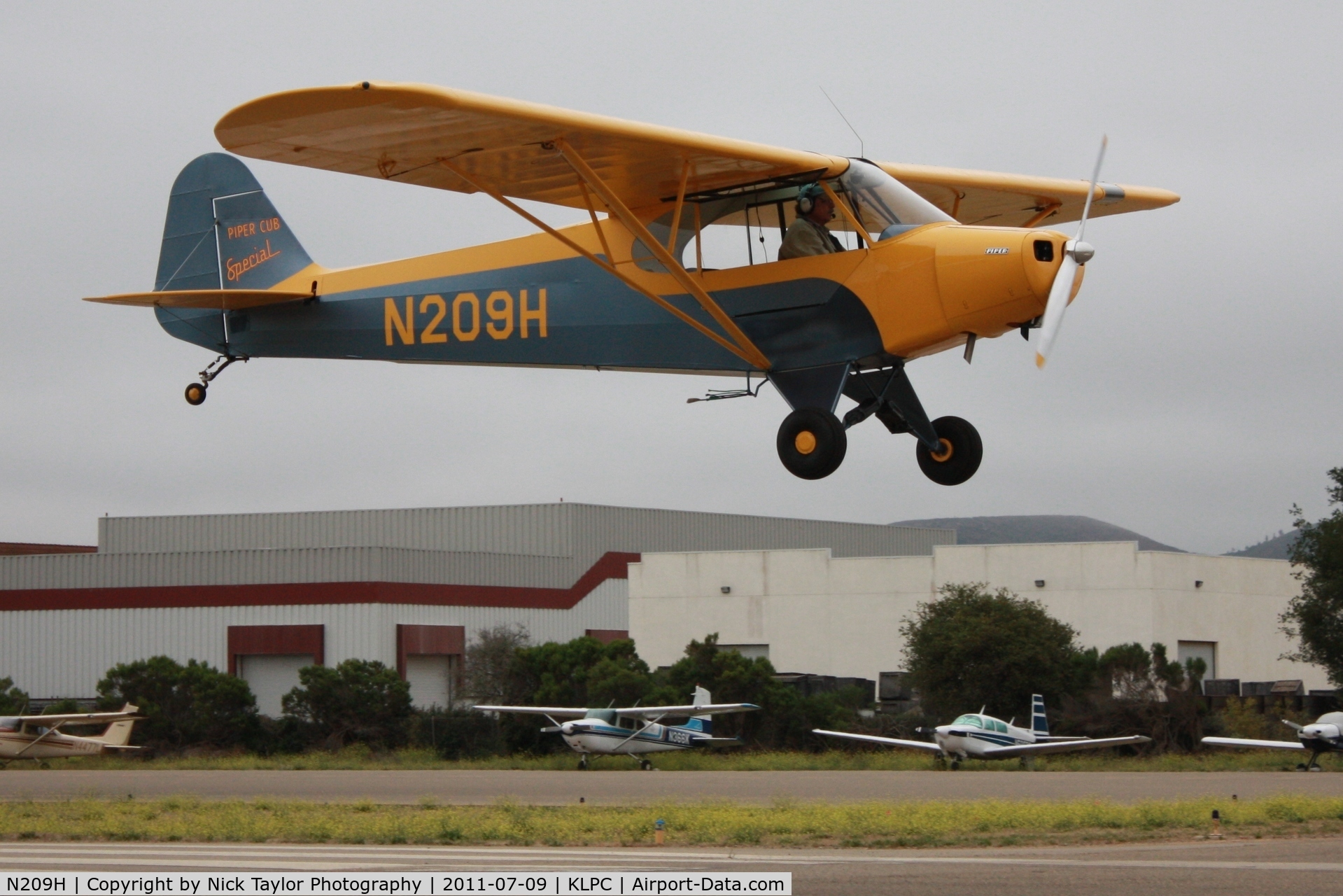 N209H, 1948 Piper PA-11 Cub Special C/N 11-500, Lompoc Piper Cub Fly-in 2011