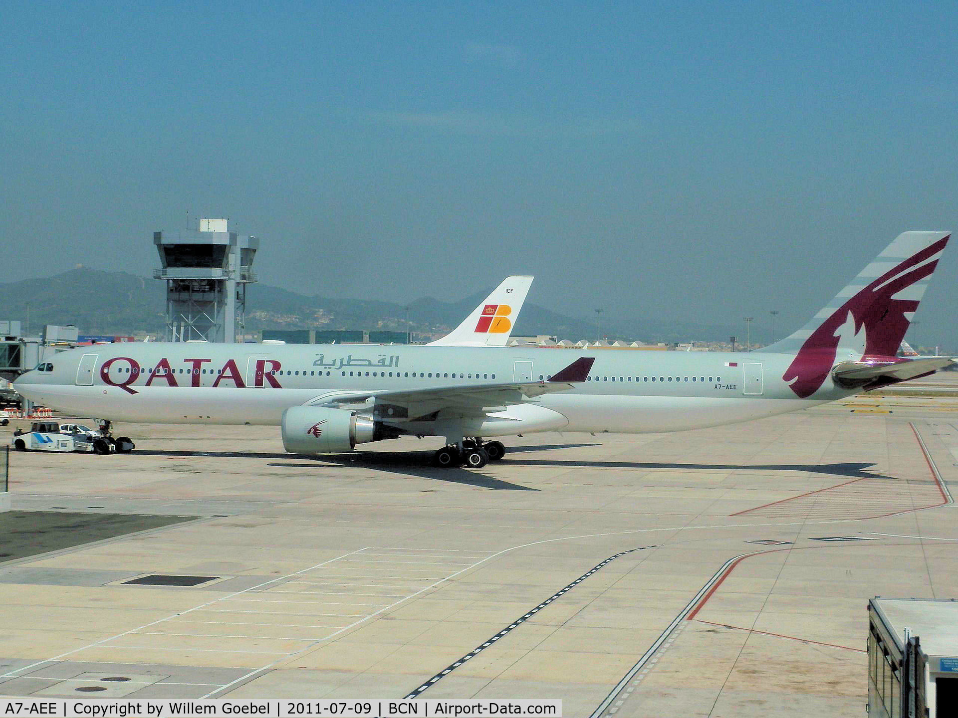 A7-AEE, 2005 Airbus A330-302 C/N 711, Ready for departure