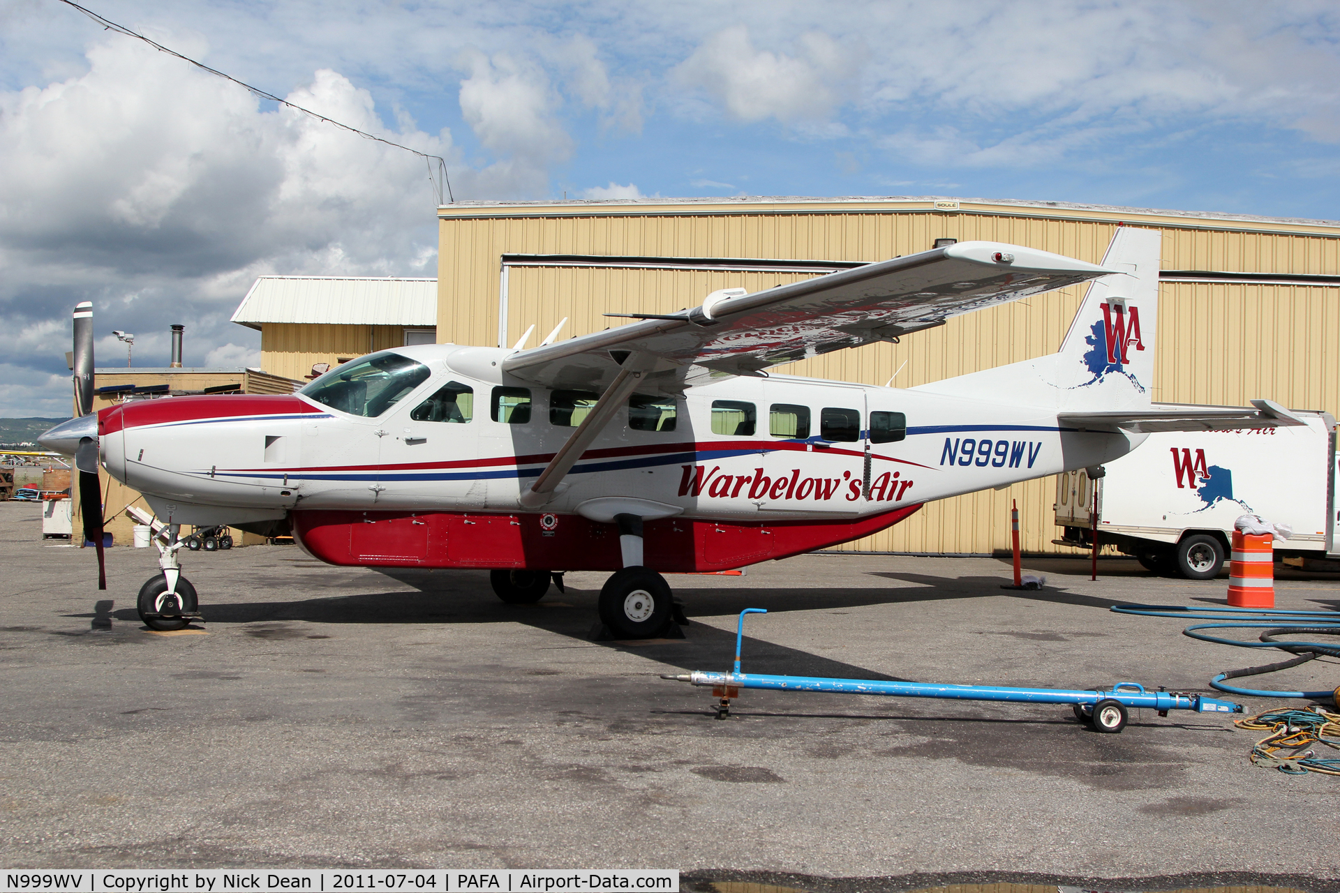 N999WV, Cessna 208B C/N 208B2082, PAFA/FAI
