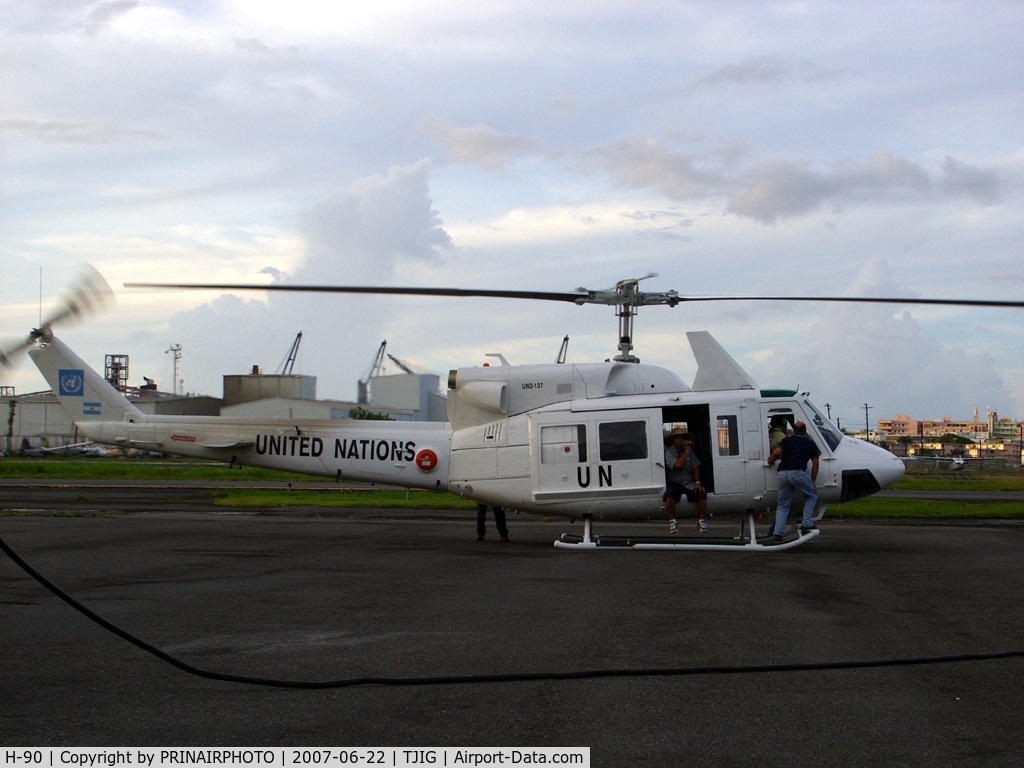 H-90, Bell 212 C/N 32201, bell 212 from Fuerza Aerea Argentina @ isla grande,pr
