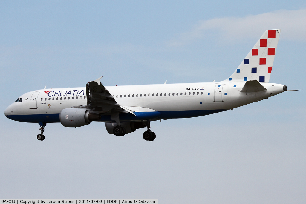 9A-CTJ, 1999 Airbus A320-214 C/N 1009, Frankfurt, EDDF, arrival