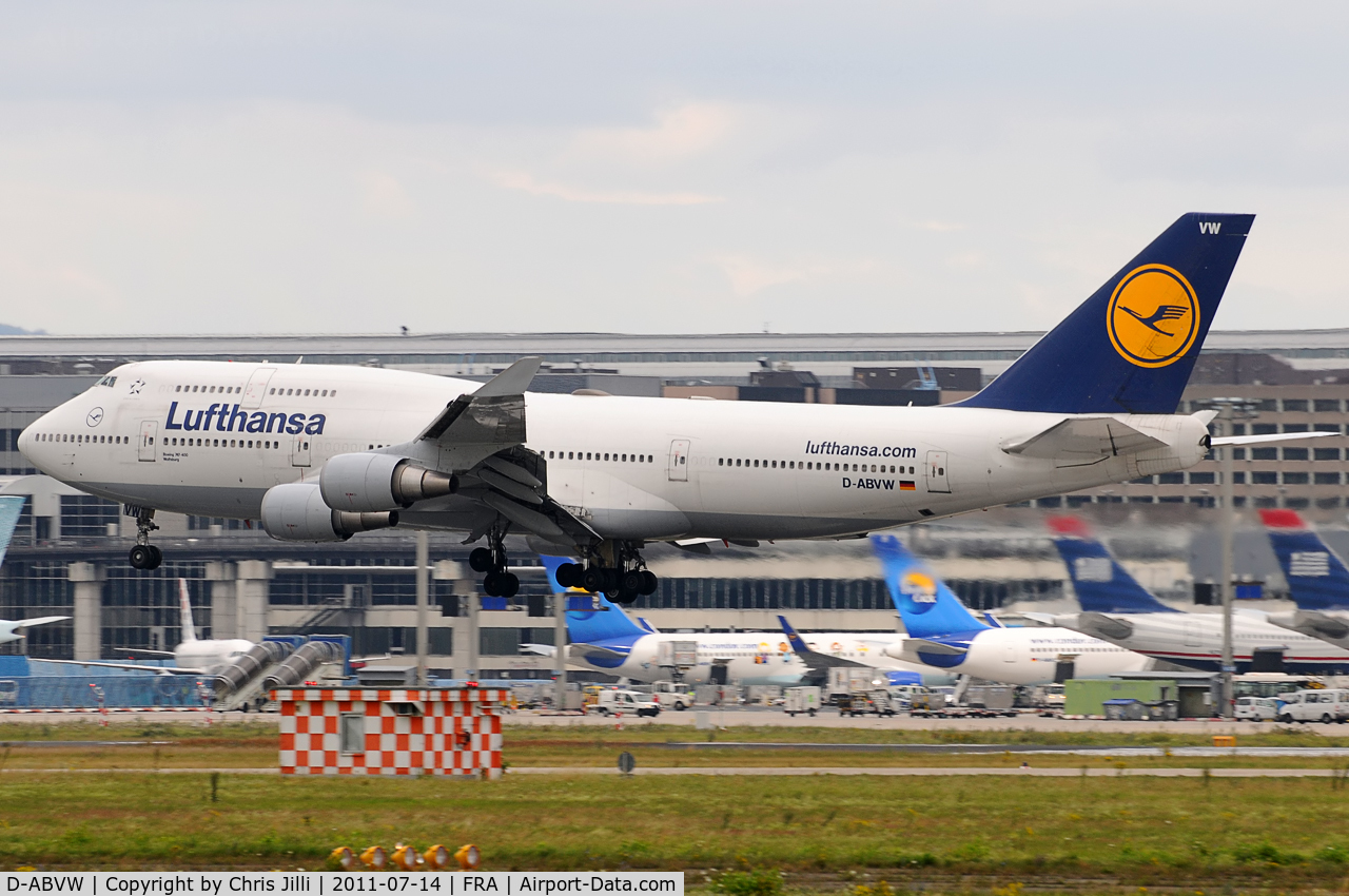 D-ABVW, 1999 Boeing 747-430 C/N 29493, Lufthansa