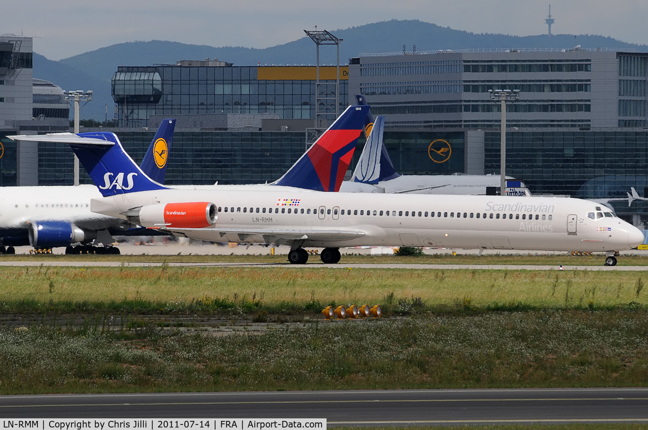 LN-RMM, 1991 McDonnell Douglas MD-81 (DC-9-81) C/N 53005, Scandinavian Airlines