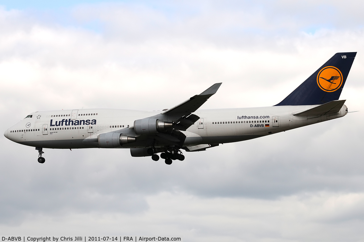 D-ABVB, 1988 Boeing 747-430 C/N 23817, Lufthansa