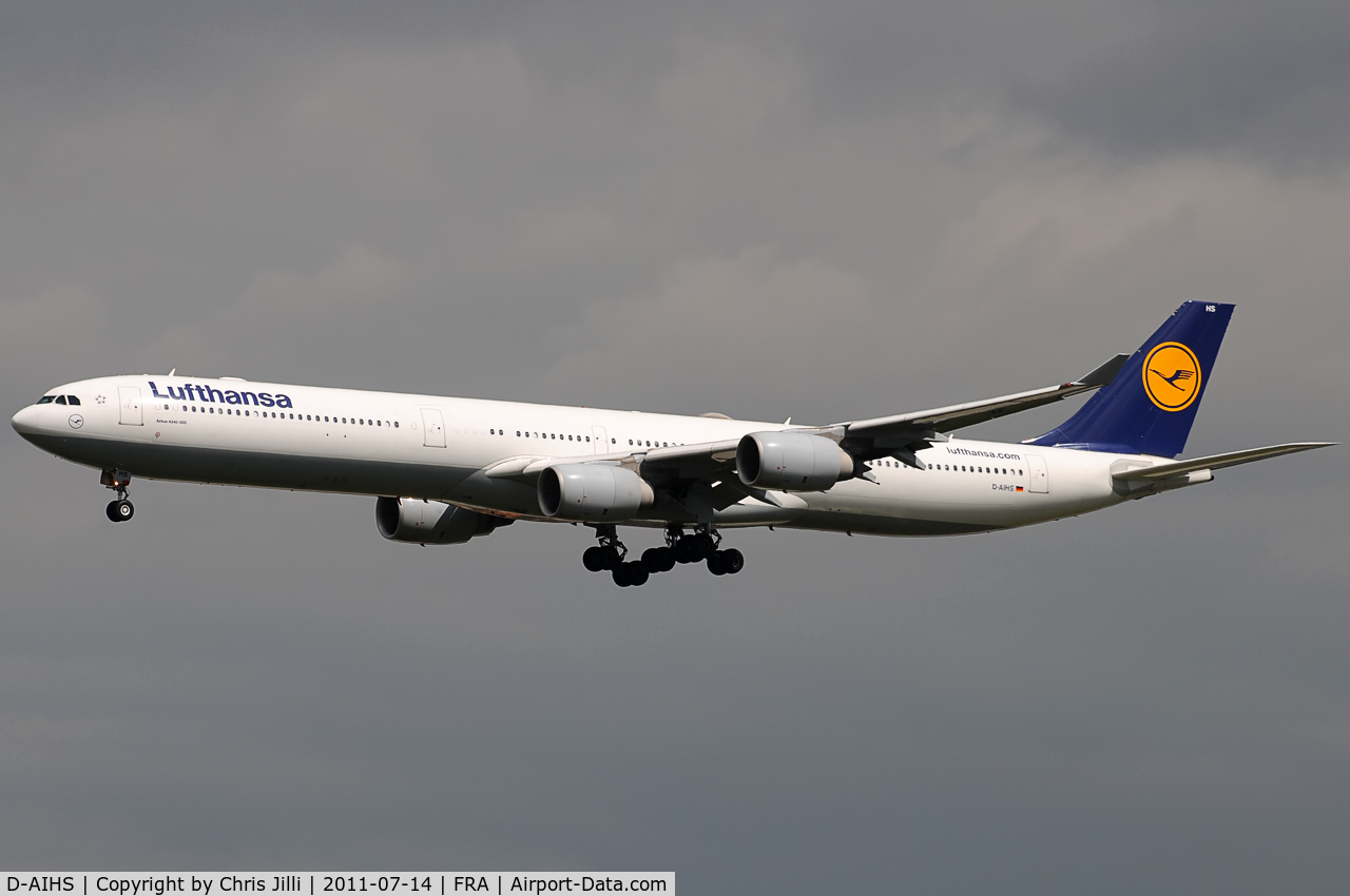 D-AIHS, 2007 Airbus A340-642 C/N 812, Lufthansa