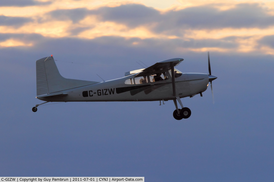 C-GIZW, 1979 Cessna 180K Skywagon C/N 18053075, Just before sundown