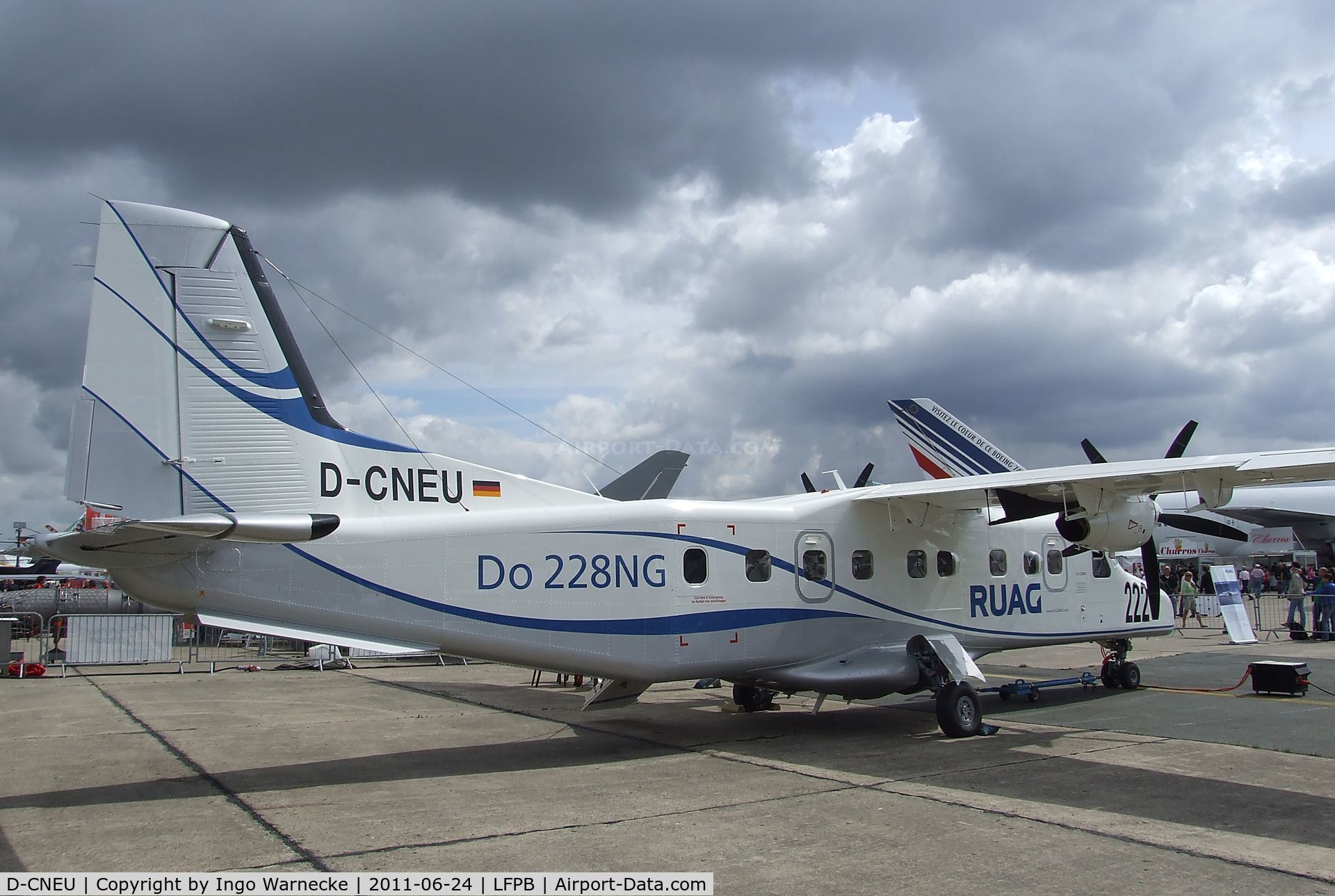 D-CNEU, 1992 Dornier 228-212 C/N 8206, Dornier Do 228-212 NG at the Aerosalon 2011, Paris