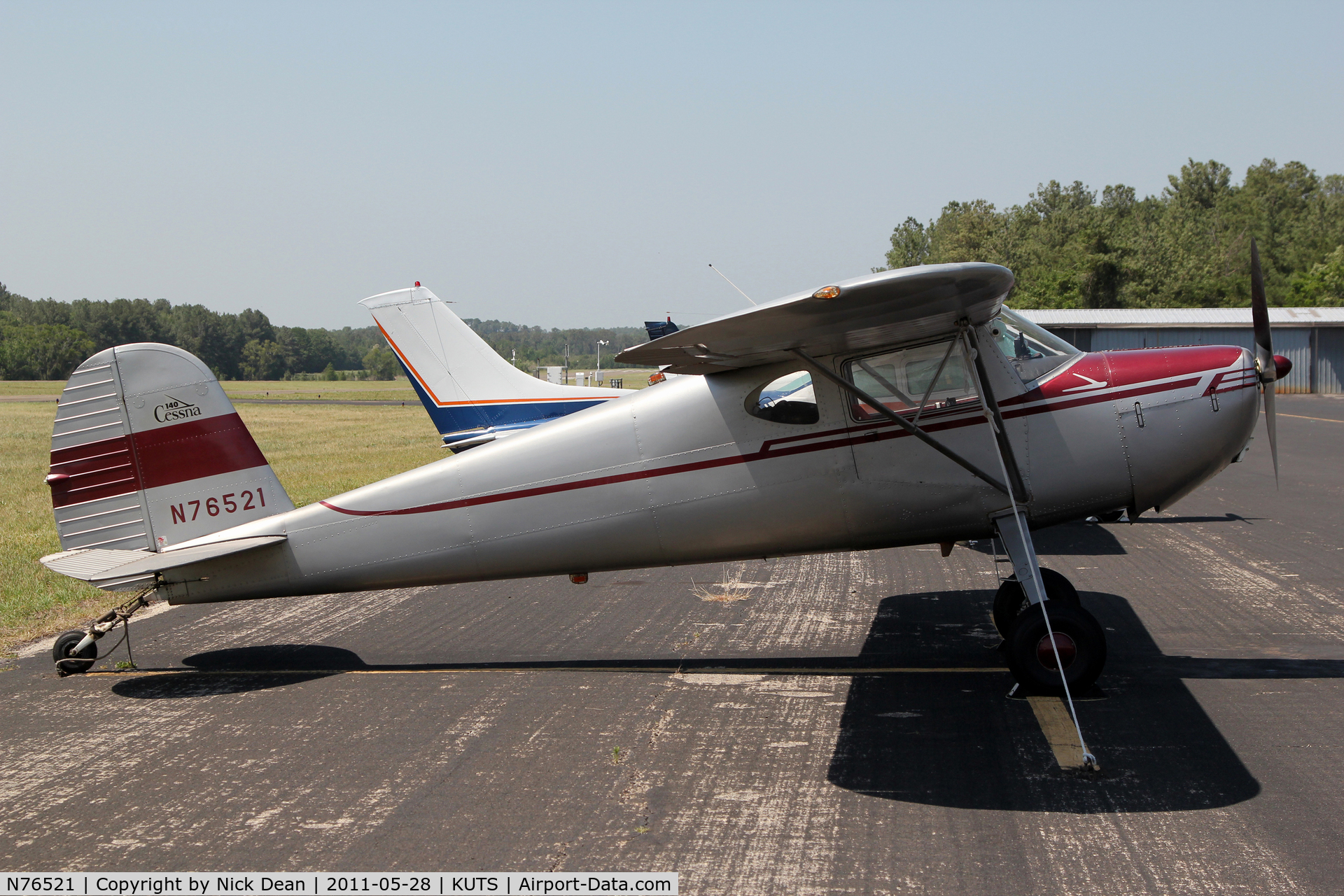 N76521, 1946 Cessna 140 C/N 10953, KUTS/UTS