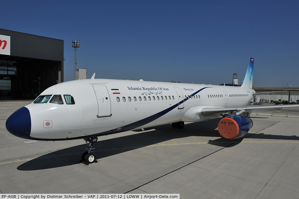 EP-AGB, 2000 Airbus A321-231 C/N 1202, Meraj Air Airbus A321
