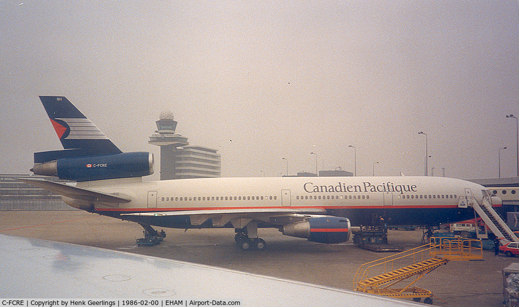 C-FCRE, 1975 McDonnell Douglas DC-10-30 C/N 47868, Canadian  - CP Air