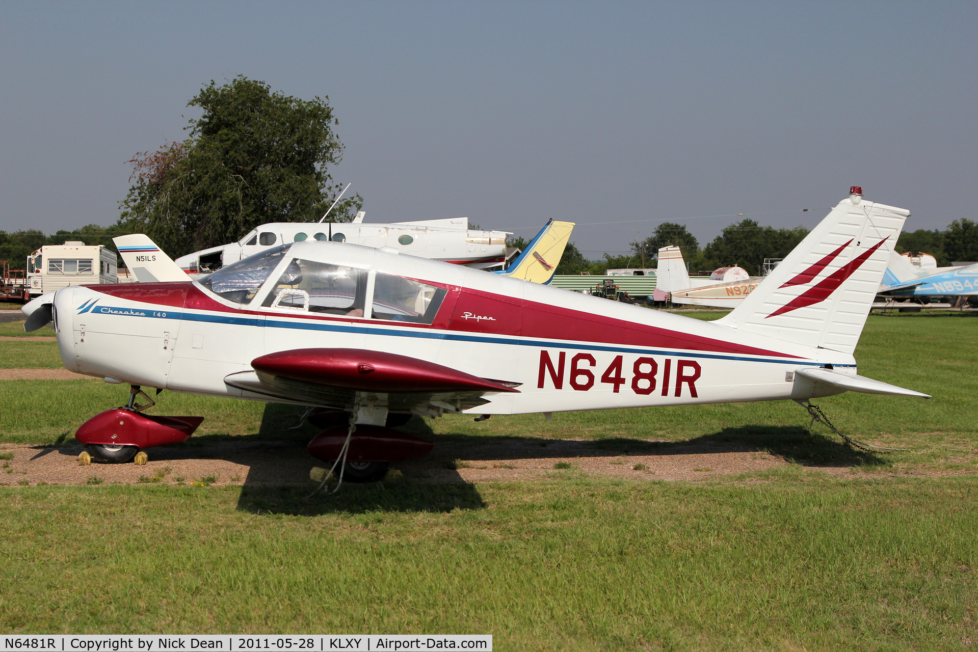 N6481R, 1966 Piper PA-28-140 C/N 28-21671, KLXY/LXY