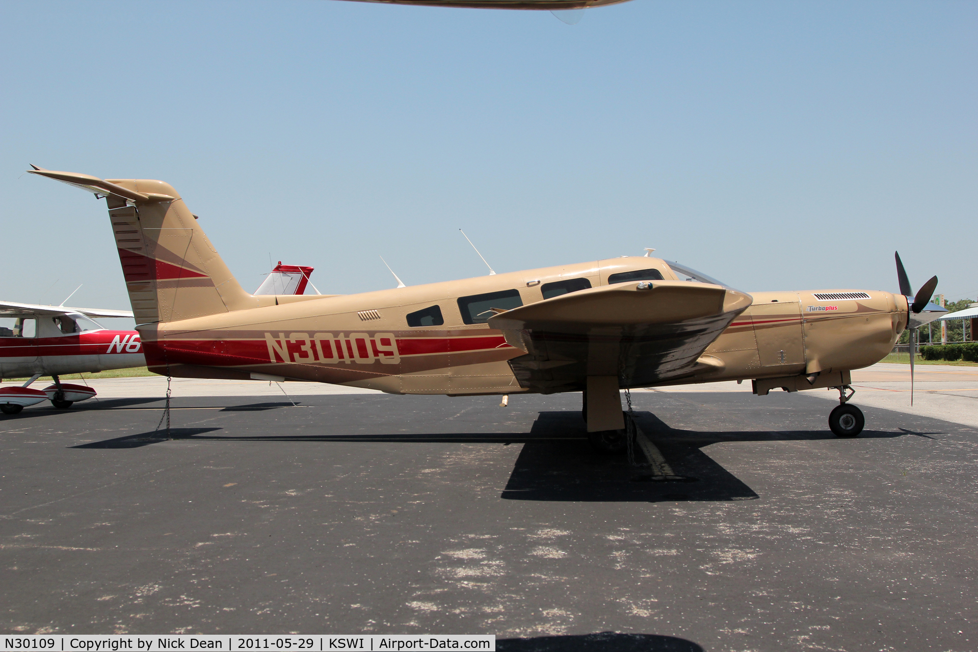 N30109, 1978 Piper PA-32RT-300T Turbo Lance II C/N 32R-7887267, KSWI/SWI
