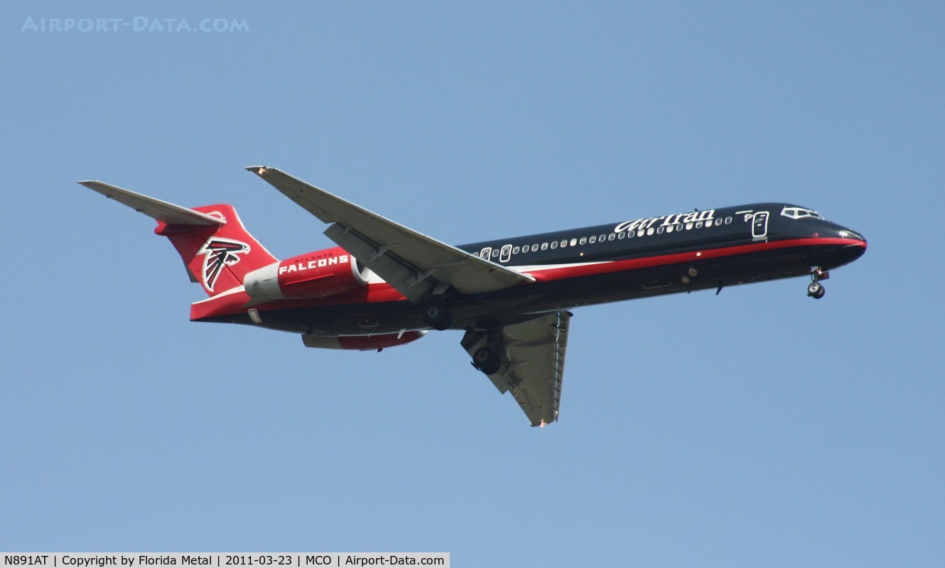 N891AT, 2004 Boeing 717-200 C/N 55043, Atlanta Falcons