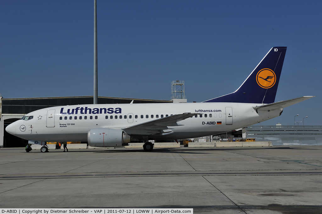 D-ABID, 1990 Boeing 737-530 C/N 24818, Lufthansa Boeing 737-500