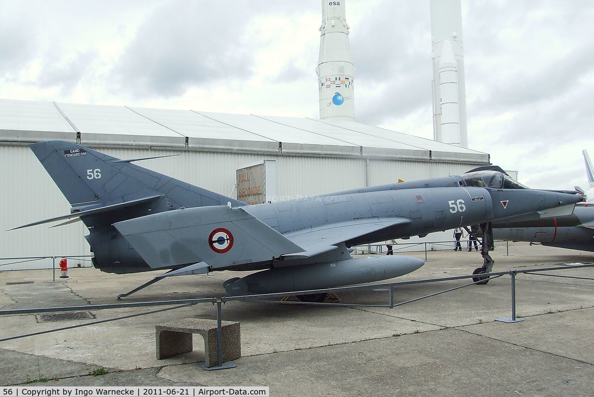56, Dassault Etendard IV.M C/N 56, Dassault Etendard IV M at the Musee de l'Air, Paris/Le Bourget