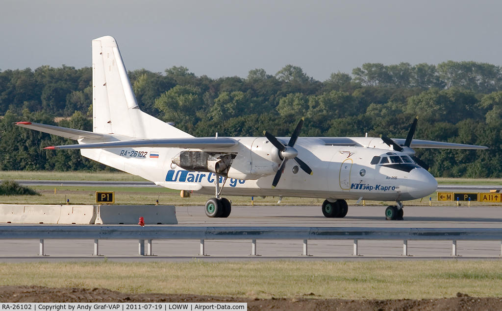 RA-26102, 1982 Antonov An-26B C/N 11909, UT Air Cargo AN26