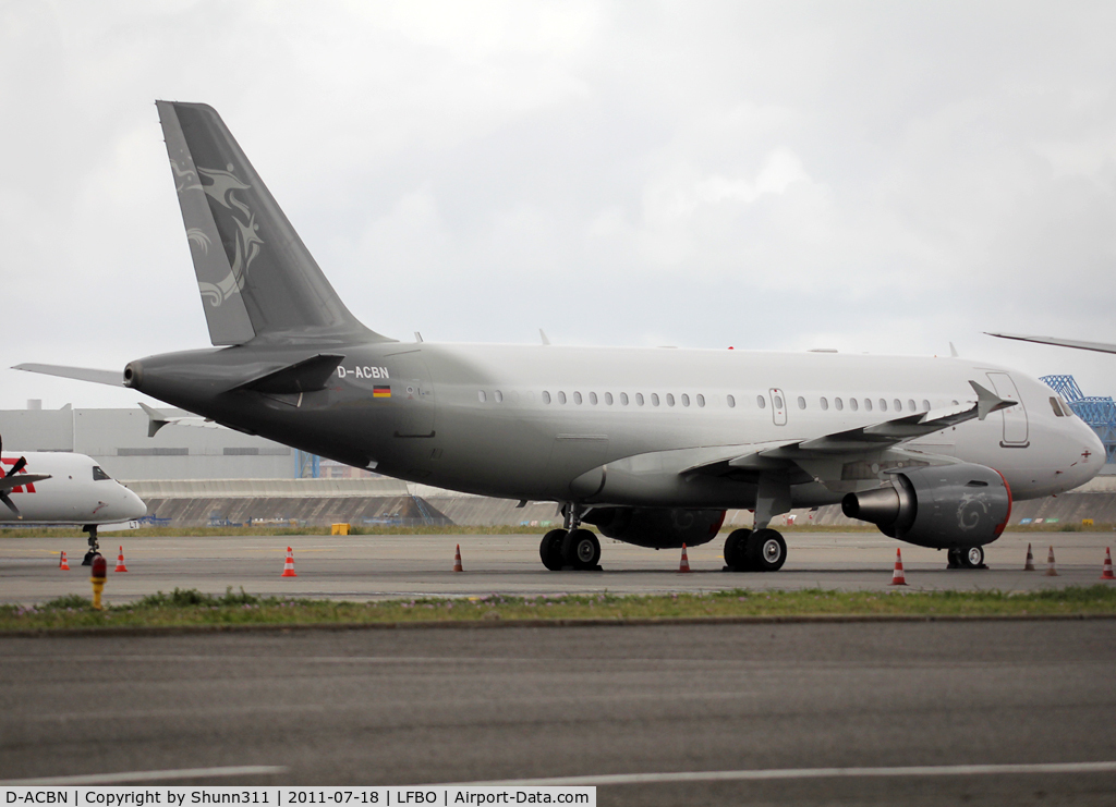 D-ACBN, 2008 Airbus A319-115CJ C/N 3243, Parked...