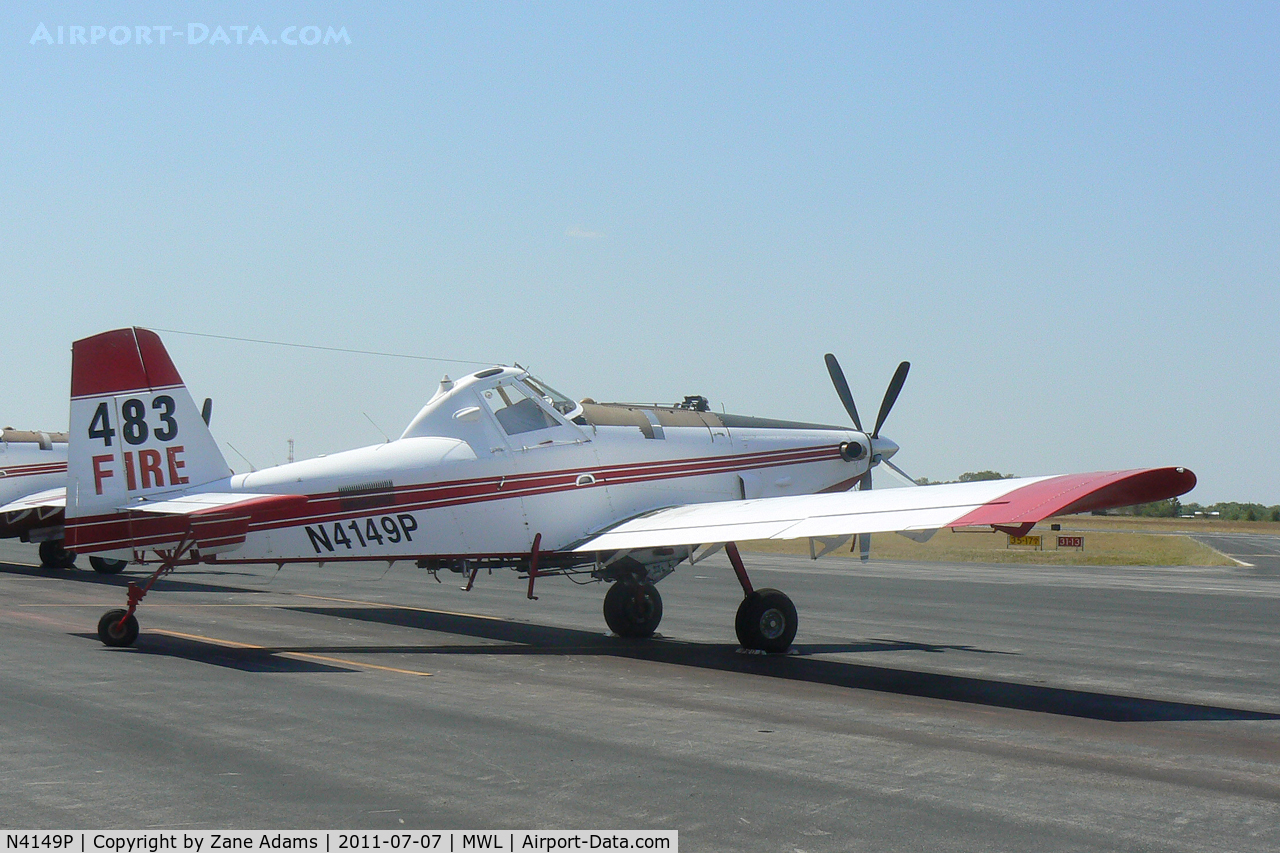 N4149P, 1959 Piper PA-23-160 Apache C/N 23-1631, SEAT (Single Engine Air Tanker) at Mineral Wells