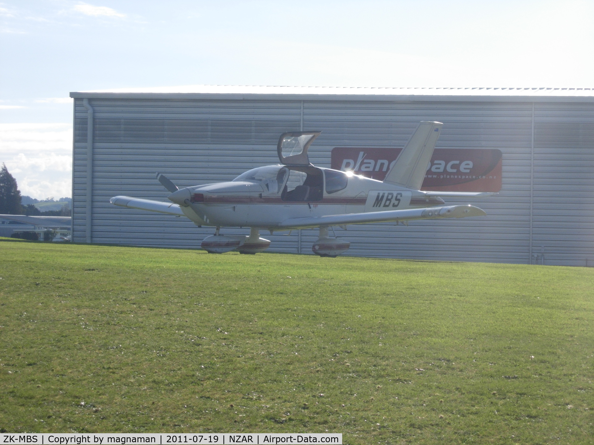 ZK-MBS, Socata TB-10 Tobago C/N 1275, Looks like this is for sale - bit of glare (sorry)