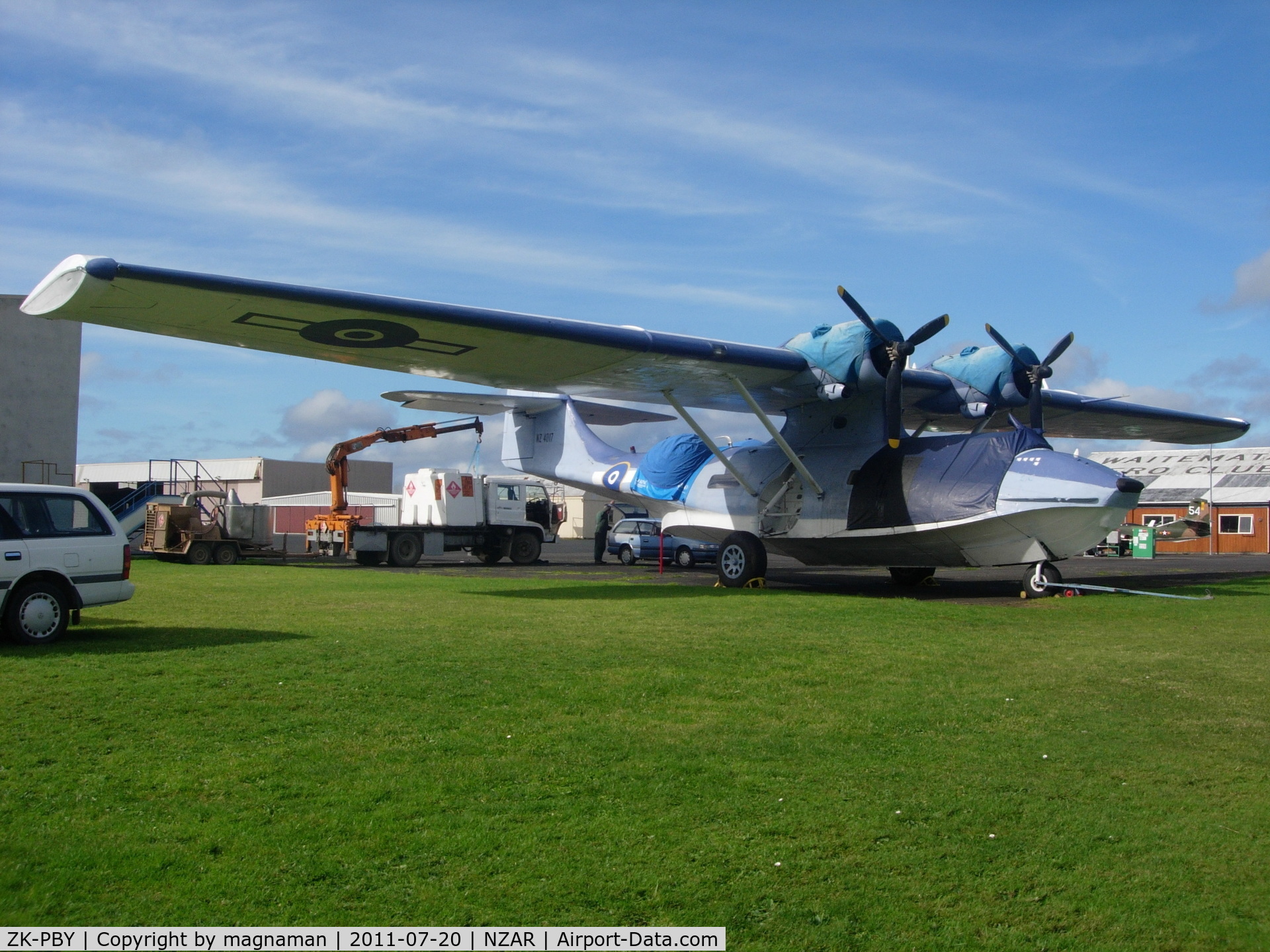 ZK-PBY, Consolidated Vultee PBY-5A Catalina C/N CV-357, Waiting for spring