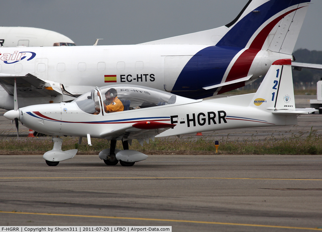 F-HGRR, Issoire APM 40 Simba C/N 03, Used by the Organisation...