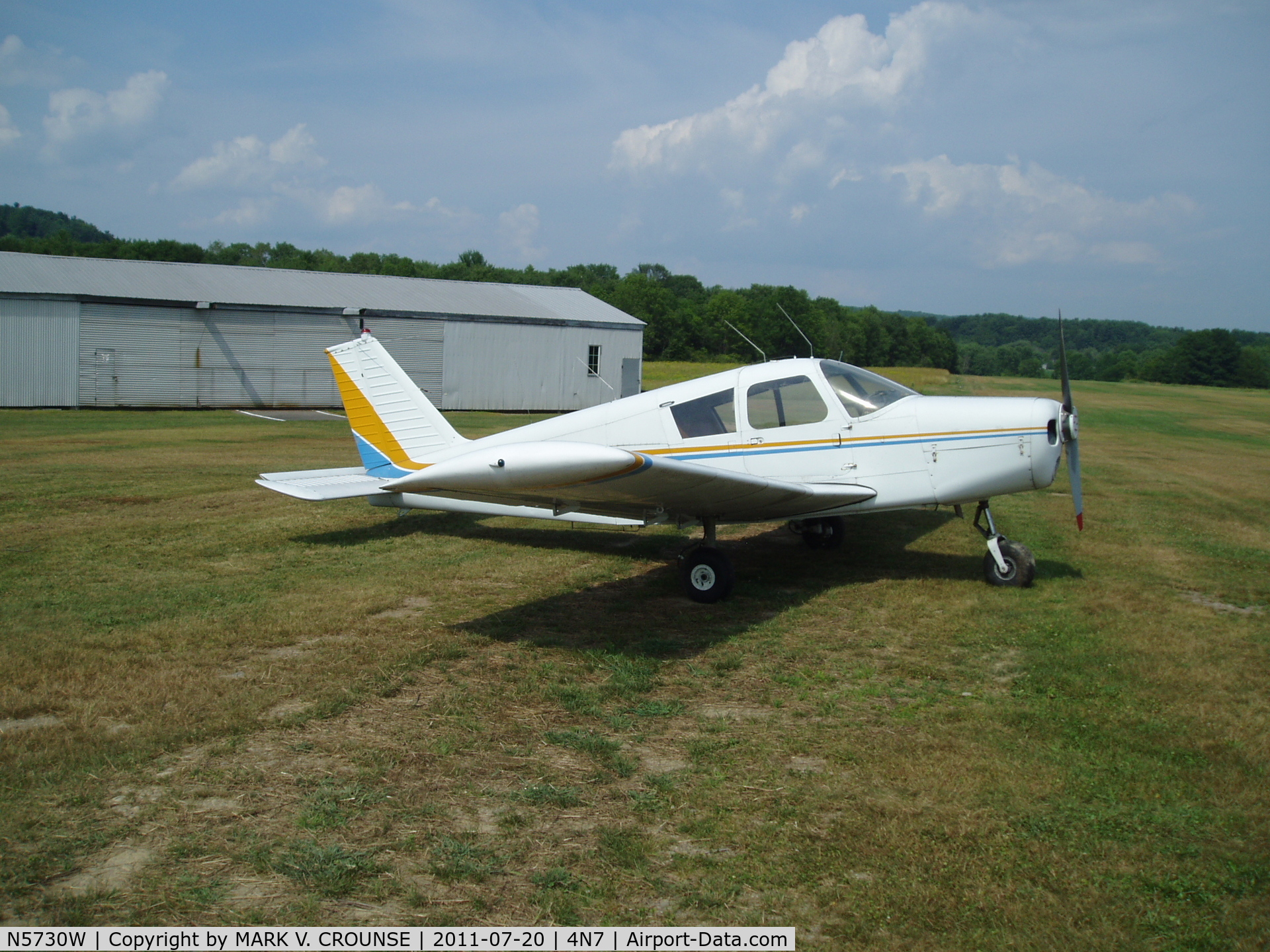 N5730W, 1963 Piper PA-28-160 Cherokee C/N 28-1366, 1963 PA 28 160