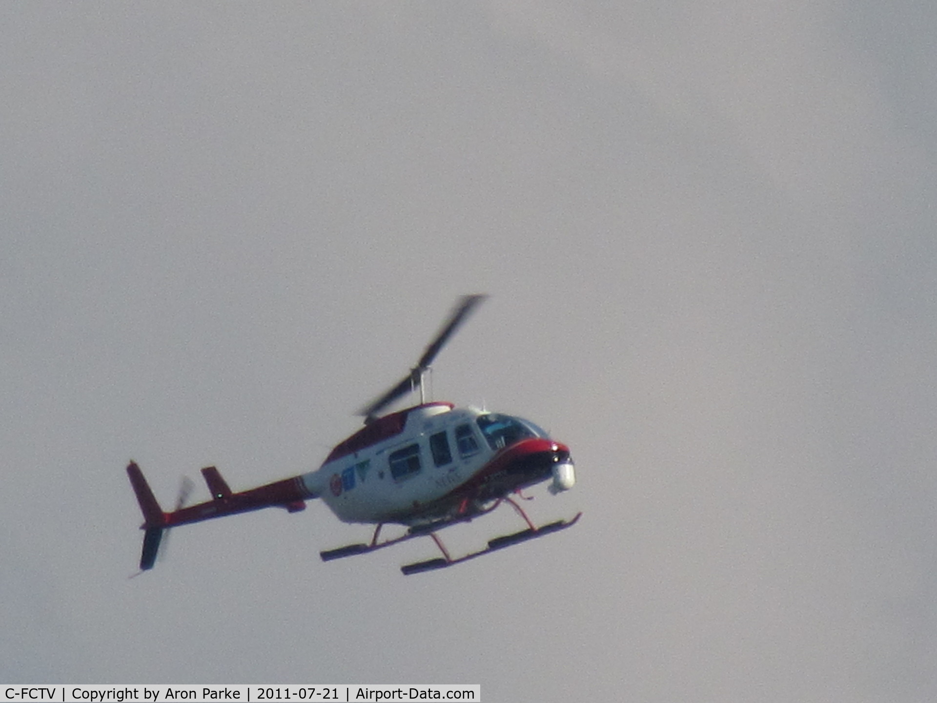 C-FCTV, 2007 Bell 206L-4 LongRanger IV LongRanger C/N 52351, shot flying around Richmond Hill Ont  Canada