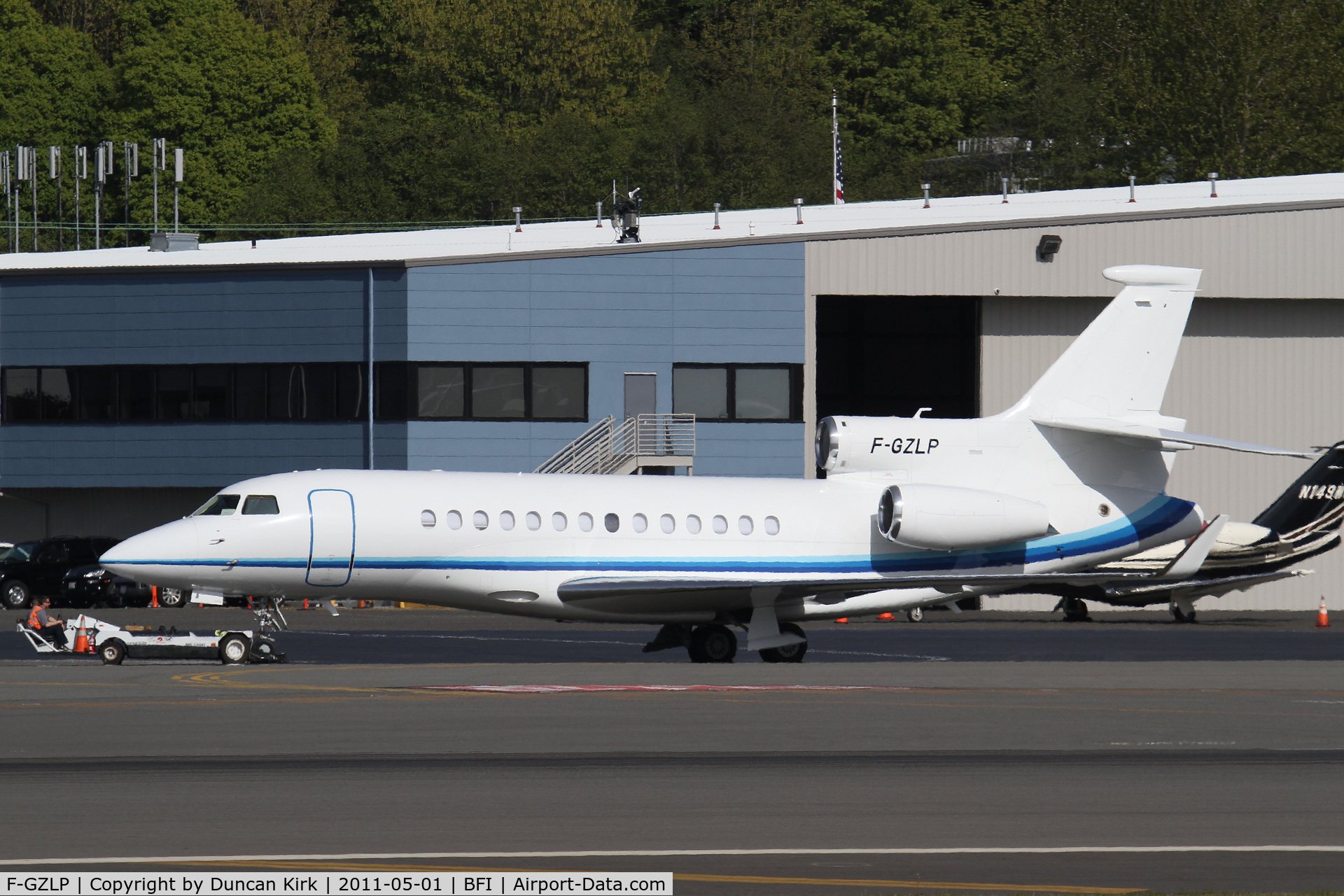 F-GZLP, 2007 Dassault Falcon 7X C/N 005, A nice BFI visitor