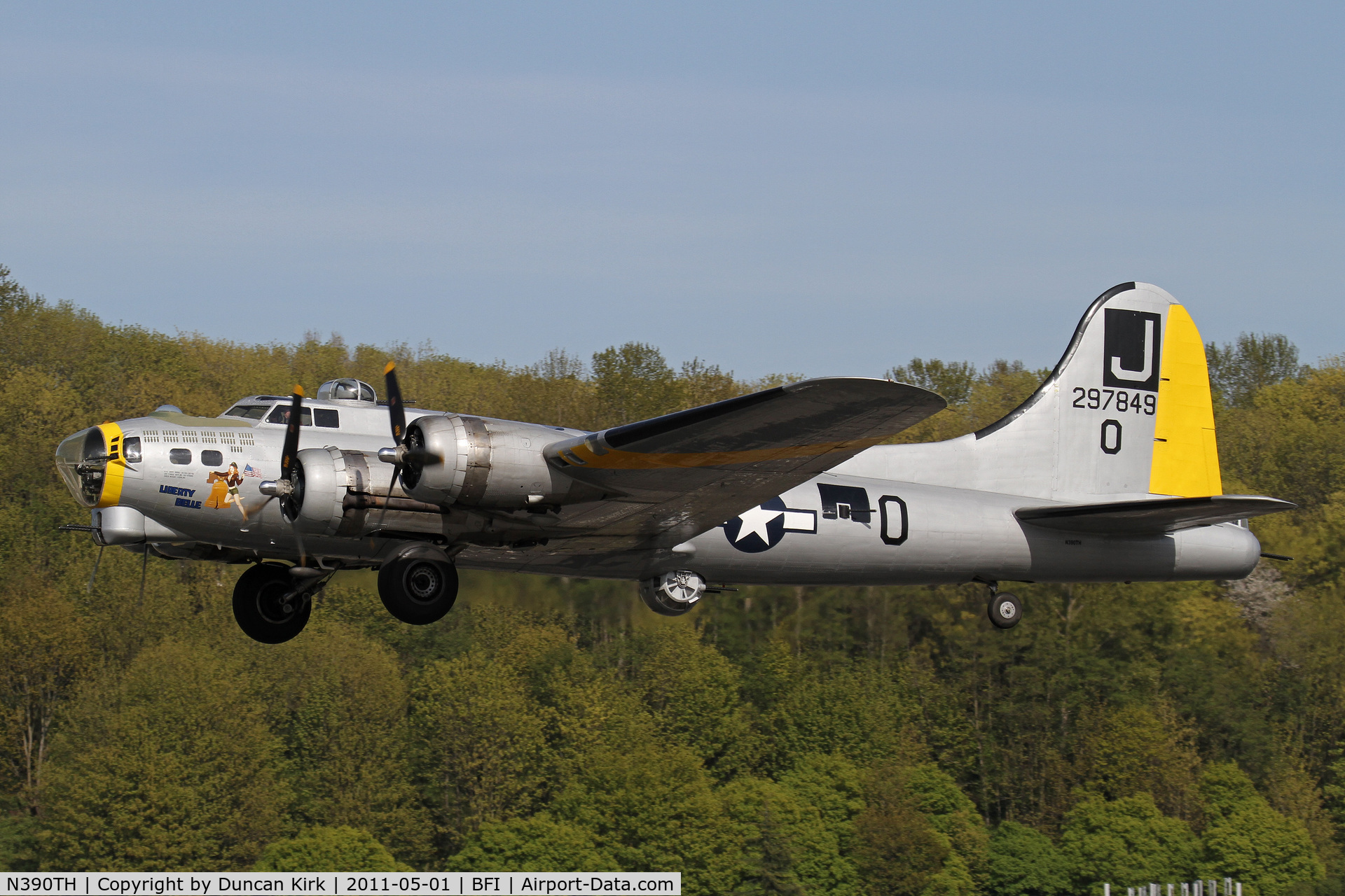 N390TH, 1944 Boeing B-17G Flying Fortress C/N Not found 44-85734, Tragically lost 2 months later