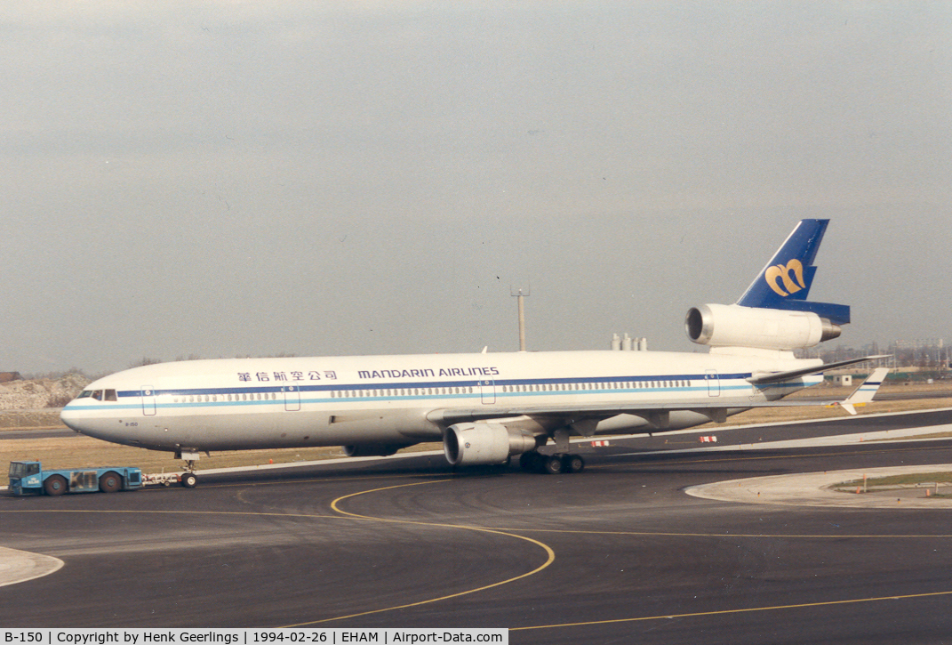 B-150, 1992 McDonnell Douglas MD-11 C/N 48468, Mandarin Airlines