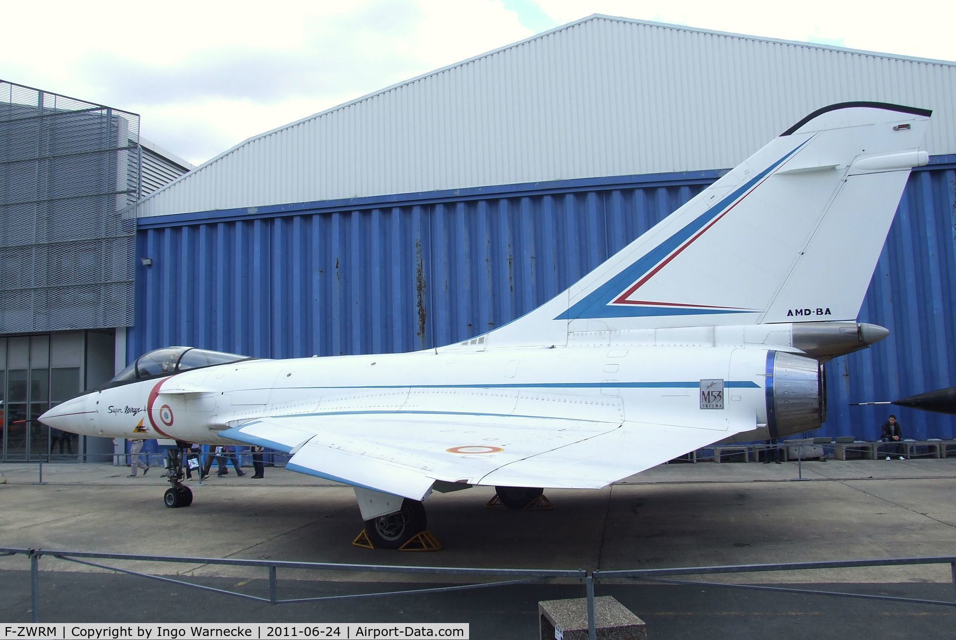 F-ZWRM, Dassault Super Mirage 4000 C/N 01, Dassault Super Mirage 4000 prototype at the Musee de l'Air, Paris/Le Bourget