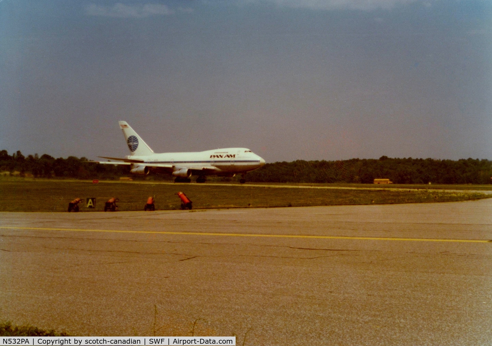 N532PA, 1976 Boeing 747SP-21 C/N 21024, Pan Am Boeing 747SP-21 at Stewart International Airport, Newburgh, NY - circa 1970's