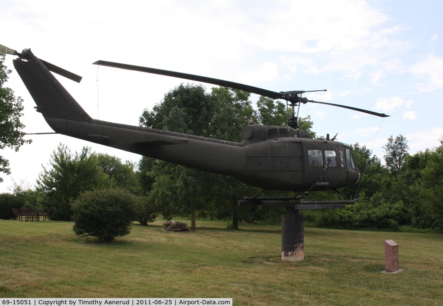 69-15051, Bell UH-1H-BF Iroquois C/N 11339, Bell UH-1H-BF, c/n: 11339, American Legion Vietnam War Memorial Post 639