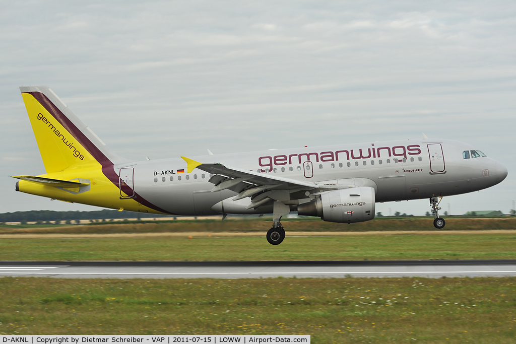 D-AKNL, 1999 Airbus A319-112 C/N 1084, Germanwings Airbus 319