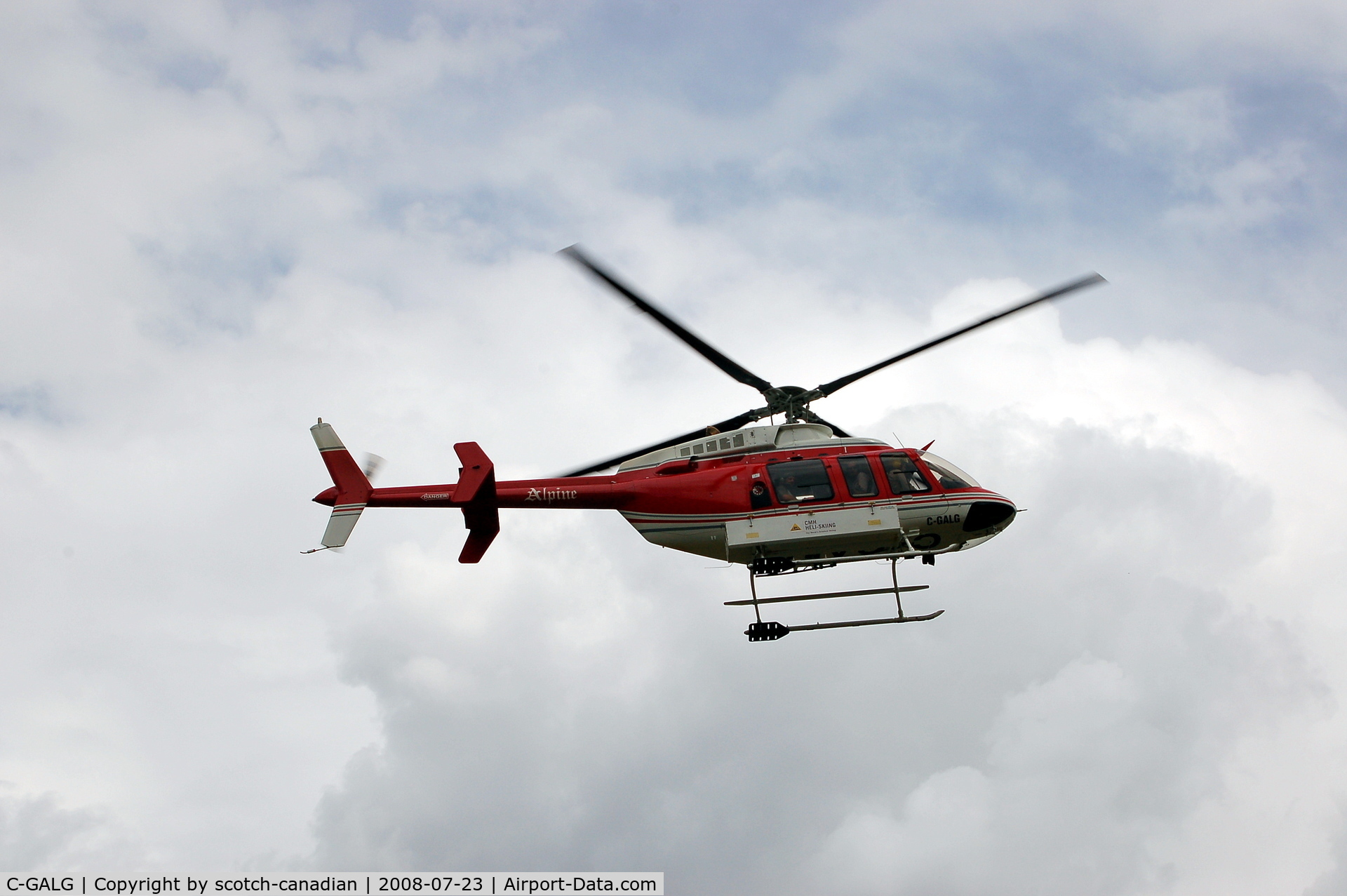 C-GALG, Bell 407 C/N 53059, CMH Heli-Skiing Bell 407 Helicopter C-GALG  