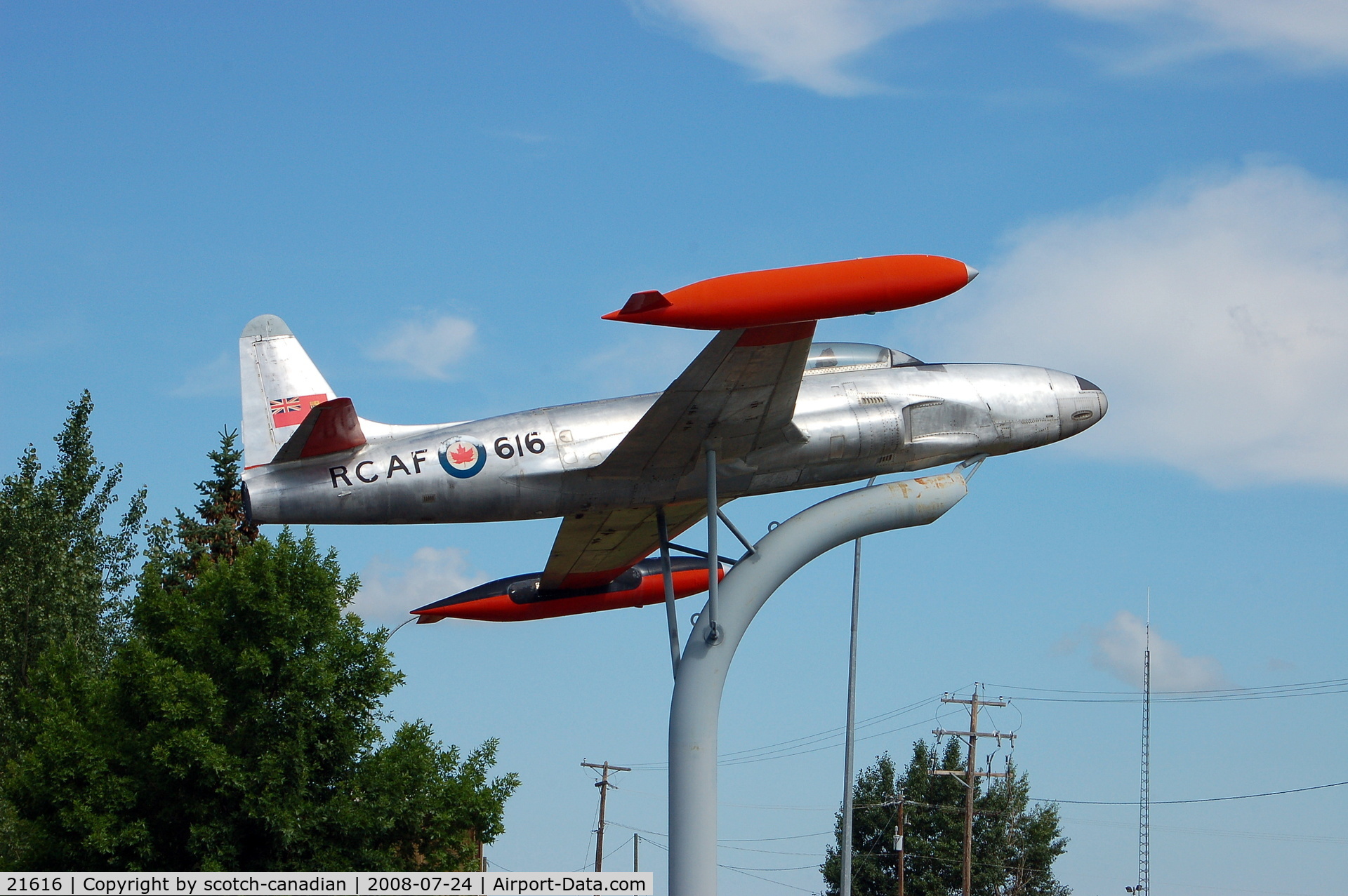 21616, Canadair CT-133 Silver Star 3 C/N T33-616, Canadair T-33 at the Bomber Command Museum of Canada - Nanton, Alberta, Canada