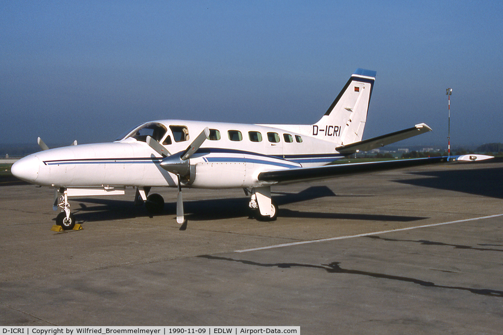 D-ICRI, 1980 Cessna 441 Conquest II C/N 441-0146, Scan from Slide - RFG Regionalflug GmbH
