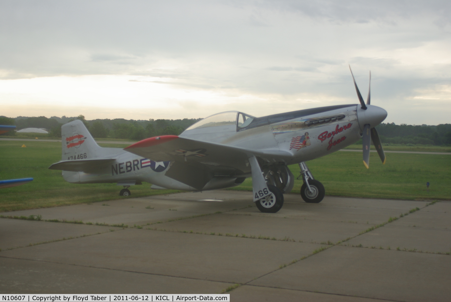 N10607, 1944 North American P-51D Mustang C/N 122-41006, P51 Mustang Clarinda Fly In a Big Beautiful Doll